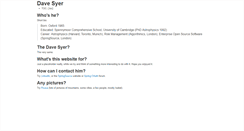 Desktop Screenshot of dsyer.com